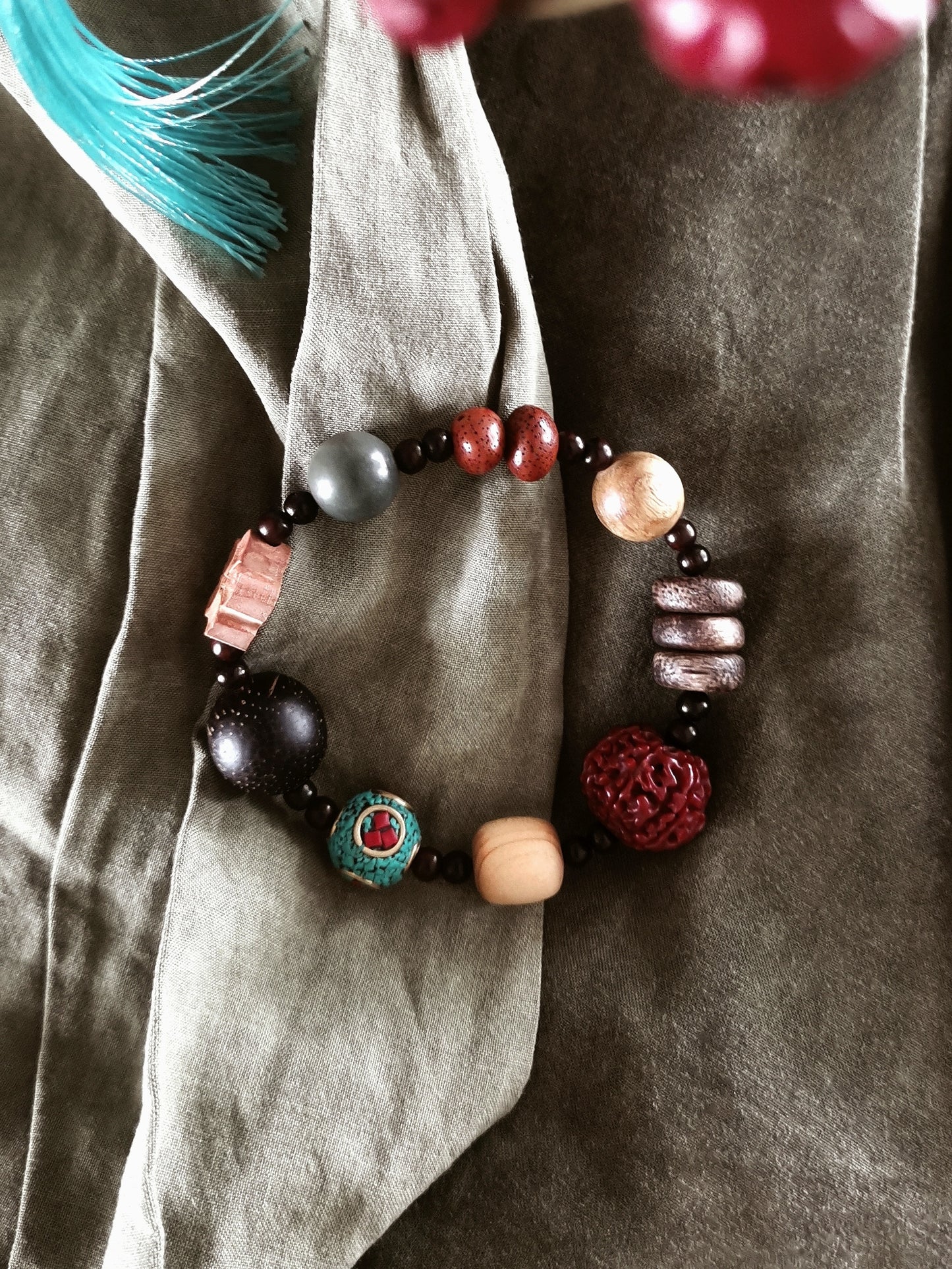 Wooden Bodhi Bracelet(for women)