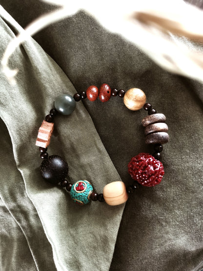 Wooden Bodhi Bracelet(for women)